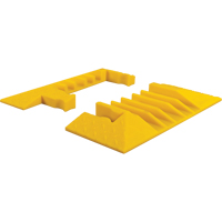 Yellow Jacket<sup>®</sup> 5-Channel Heavy Duty Cable Protector - End Caps KI206 | Waymarc Industries Inc