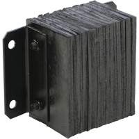 Butoir de quai lamell&eacute;, Horizontal, Caoutchouc, 12" la x 6" p x 10" h Waymarc Industries Inc