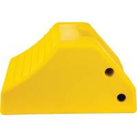 Cale de roue robustes, Ur&eacute;thane, Jaune, 15-1/2" la x 17-7/10" p x 10" h Waymarc Industries Inc