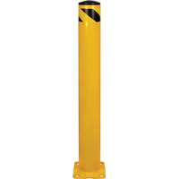 Safety Bollard, Steel, 42" H x 5-1/2" W, Yellow Waymarc Industries Inc