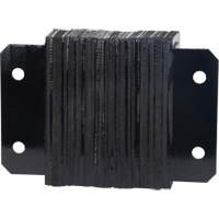 Butoirs de quai lamell&eacute;s, Horizontal, Caoutchouc, 12" la x 4" p x 10" h Waymarc Industries Inc