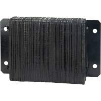 Butoirs de quai lamell&eacute;s, Horizontal, Caoutchouc, 18" la x 4" p x 12" h Waymarc Industries Inc