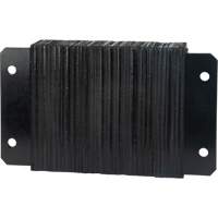 Butoirs de quai lamell&eacute;s, Horizontal, Caoutchouc, 18" la x 4" p x 12" h Waymarc Industries Inc