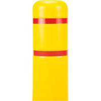 Polyethylene Bollard Cover, 4-1/2" Dia. x 52" L, Red/Yellow Waymarc Industries Inc