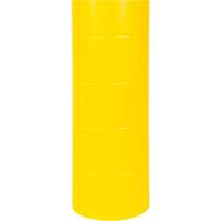 Polyethylene Bollard Cover, 6-5/8" Dia. x 60" L, Red/Yellow Waymarc Industries Inc