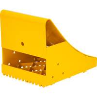 Ice Chocks, Steel, Yellow, 8-1/16" W x 10-5/8" D x 8-13/16" H Waymarc Industries Inc