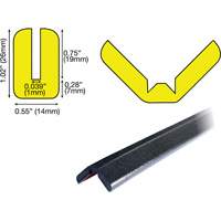 W Profile 1M Edge Protection Bumper Guard, 3.25' (0.99 m) Long Waymarc Industries Inc