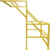 Mezzanine Safety Gate, 70" L x 77" H, 78" Raised, Yellow Waymarc Industries Inc