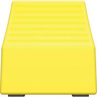 Checkers Safety Heavy-Duty Ultra Class Mining Wheel Chock, HDPE, Yellow, 14-1/2" W x 17-1/2" D x 16" H Waymarc Industries Inc