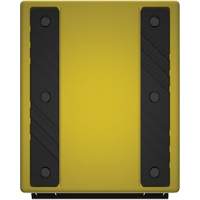 Checkers Safety Heavy-Duty Ultra Class Mining Wheel Chock, HDPE, Yellow, 14-1/2" W x 17-1/2" D x 16" H Waymarc Industries Inc