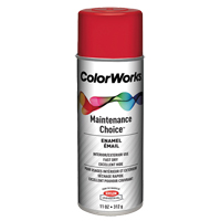 Maintenance Choice™ Enamel, Red, Gloss, 11 oz., Aerosol Can KP020 | Waymarc Industries Inc