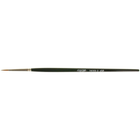 Artist Paint Brush, 3/32" Brush Width, Red Sable, Wood Handle Waymarc Industries Inc
