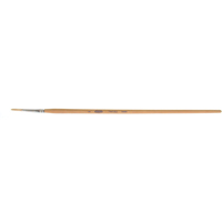 Pure White Bristle Round Marking Paint Brush, 9/64" Brush Width, White China, Wood Handle Waymarc Industries Inc