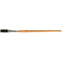 One Stroke Paint Brush, 3/8" Brush Width, Ox Hair, Wood Handle Waymarc Industries Inc