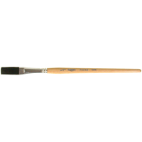 One Stroke Paint Brush, 1/2" Brush Width, Ox Hair, Wood Handle Waymarc Industries Inc