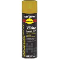Peinture-&eacute;mail en a&eacute;rosol syst&egrave;me V2100, Jaune industriel, Brillant, 15 oz, Canette a&eacute;rosol Waymarc Industries Inc