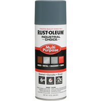 Industrial Choice&reg; 1600 System Multi-Purpose Enamel Spray Paint, Machine Grey, Gloss, 12 oz., Aerosol Can Waymarc Industries Inc