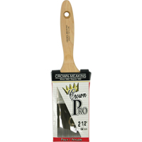 Crown Pro Angular Paint Brush, Poly/Nylon, Wood Handle, 2-1/2" Width Waymarc Industries Inc