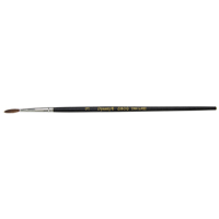 Black Pointed Bristle Artist Brush, 2.1 mm Brush Width, Camel Hair, Wood Handle Waymarc Industries Inc