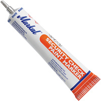Security Check Paint Marker, 1.7 oz., Tube, White KP856 | Waymarc Industries Inc