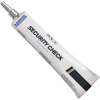 Security Check Paint Marker, 1.7 oz., Tube, Black Waymarc Industries Inc