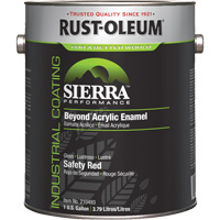 Sierra Performance Beyond Acrylic Enamel, Gallon, Red Waymarc Industries Inc