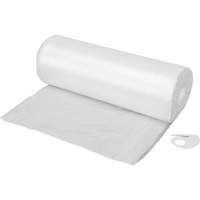 Drop sheet, 400' L x 9' W, Plastic KQ208 | Waymarc Industries Inc