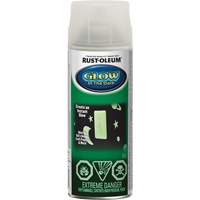 Specialty Glow-in-the-Dark Paint, Aerosol Can, Clear Waymarc Industries Inc