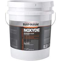 Noxyde Elastomeric Acrylic Coating, 5 gal., Pail, Grey Waymarc Industries Inc