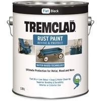 Tremclad&reg; Water-Based Rust Paint, 3.78 L, Gallon, Black Waymarc Industries Inc