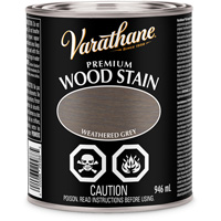Varathane&reg; Premium Wood Stain, 946 ml, Weathered Grey Waymarc Industries Inc