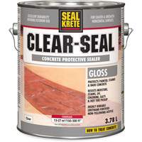 Produit d&eacute;tanch&eacute;it&eacute; protecteur Seal-Krete, 3,78 L, &agrave; l'eau, Brillant, Transparent Waymarc Industries Inc