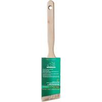 Brosse de pouce &agrave; angle One Coat, Soie blanche, Manche Bois, Largeur de 2" Waymarc Industries Inc