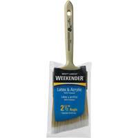 Weekender™ Angle Paint Brush, Polyester, Plastic Handle, 2-1/2" Width KR626 | Waymarc Industries Inc