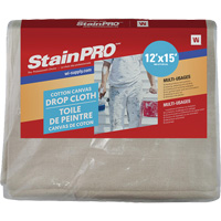 StainPro™ Drop Sheet, 15' L x 12' W, Cloth KR704 | Waymarc Industries Inc