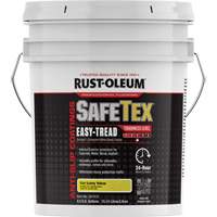 SafeTex&reg; Easy-Tread Acrylic Coating, 4 gal., Water-Based, Flat/Textured, Yellow Waymarc Industries Inc