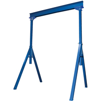 Lift Mate Workstation Gantries, 10' L, 1000 lbs. (0.5 tons) Capacity Waymarc Industries Inc