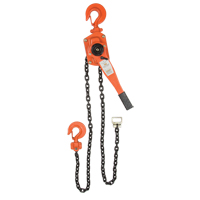 Lever Chain Hoist, 5' Lift, 6000 lbs. (3 tons) Capacity, Alloy Steel Chain Waymarc Industries Inc