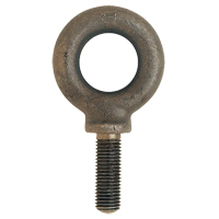 Eye Bolt, 90.40 mm Dia., 2-1-/2" L, Uncoated Natural Finish, 8470 lbs. (4.235 tons) Capacity LU713 | Waymarc Industries Inc