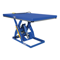 Hydraulic Scissor Lift Table, Steel, 48" L x 40" W, 3000 lbs. Cap. LV466 | Waymarc Industries Inc