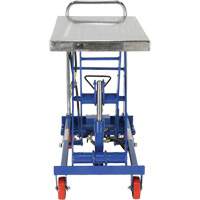Pneumatic Hydraulic Scissor Lift Table, Steel, 32-1/2" L x 19-3/4" W, 1000 lbs. Cap. LV469 | Waymarc Industries Inc