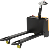 Fully Powered Electric Pallet Truck With  Scale, 3300 lbs. Cap., 48" L x 28.25" W LV535 | Waymarc Industries Inc