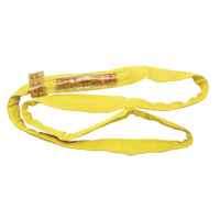 Polyester Round Sling, Yellow, 2-1/2" W x 3' L, 9000 lbs. Vertical Load LW150 | Waymarc Industries Inc