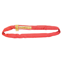 Polyester Round Sling, Red, 3" W x 3' L, 14000 lbs. Vertical Load LW159 | Waymarc Industries Inc