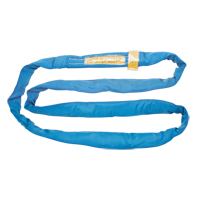 Polyester Round Sling, Blue, 4" W x 8' L, 23000 lbs. Vertical Load LW168 | Waymarc Industries Inc