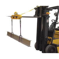 Forklift Lifting Beam, 7" x 2-1/2" Fork Pocket LW224 | Waymarc Industries Inc