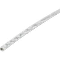 Wire Rope, 1000' (304.8 m) x 1/8", 1700 lbs. (0.85 tons), Galvanized LW338 | Waymarc Industries Inc