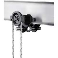 HTG Geared Clevis Trolley, 4409 lbs. (2 tons) Capacity, 2-39/64" - 8-43/64" Waymarc Industries Inc