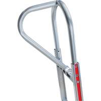 Knocked Down Hand Truck, P-Handle Handle, Aluminum, 52" Height, 500 lbs. Capacity Waymarc Industries Inc