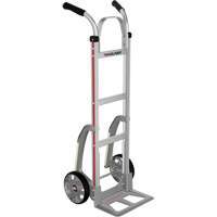 Knocked Down Hand Truck, Dual Handle, Aluminum, 48" Height, 500 lbs. Capacity Waymarc Industries Inc